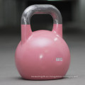 Pintura St14 de acero Kettlebell hueco de la competencia con la manija inoxidable